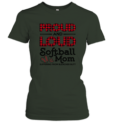 Proud And Loud Softball Mom Women's T-Shirt Women's T-Shirt - belovedtshirt