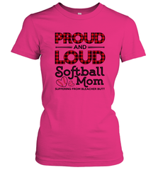 Proud And Loud Softball Mom Women's T-Shirt Women's T-Shirt - belovedtshirt