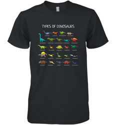 Types Of Dinosaurs Men's Premium T-Shirt