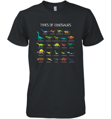 Types Of Dinosaurs Men's Premium T-Shirt Men's Premium T-Shirt - belovedtshirt