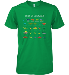 Types Of Dinosaurs Men's Premium T-Shirt Men's Premium T-Shirt - belovedtshirt