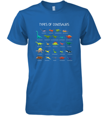 Types Of Dinosaurs Men's Premium T-Shirt Men's Premium T-Shirt - belovedtshirt