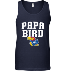 Kansas Jayhawks Papa Bird Men's Tank Top Men's Tank Top - belovedtshirt