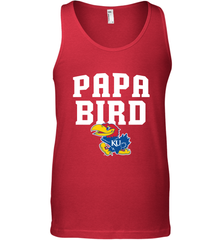 Kansas Jayhawks Papa Bird Men's Tank Top Men's Tank Top - belovedtshirt