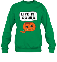 Funny Life Is Gourd Halloween Trick Or Treat Pumpkin Crewneck Sweatshirt Crewneck Sweatshirt - belovedtshirt