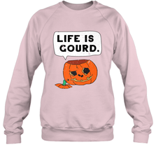 Funny Life Is Gourd Halloween Trick Or Treat Pumpkin Crewneck Sweatshirt Crewneck Sweatshirt - belovedtshirt