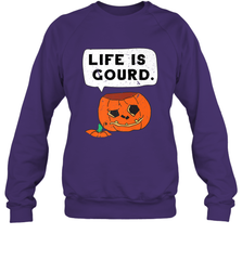 Funny Life Is Gourd Halloween Trick Or Treat Pumpkin Crewneck Sweatshirt Crewneck Sweatshirt - belovedtshirt
