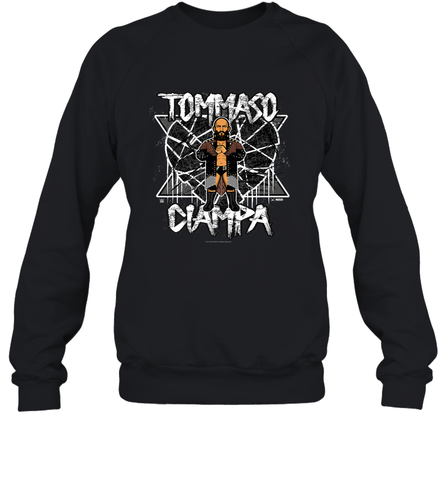 WWE NERDS  Tommaso Ciampa Crewneck Sweatshirt Crewneck Sweatshirt / Black / S Crewneck Sweatshirt - belovedtshirt