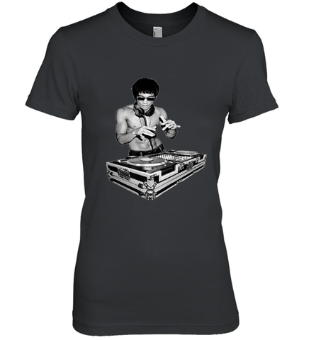 T shirt Dj bruce, by bruce Dj Women's Premium T-Shirt Women's Premium T-Shirt / Black / XS Women's Premium T-Shirt - belovedtshirt