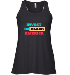 Invest In Black America Women's Racerback Tank