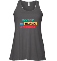 Invest In Black America Women's Racerback Tank Women's Racerback Tank - belovedtshirt