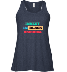 Invest In Black America Women's Racerback Tank Women's Racerback Tank - belovedtshirt