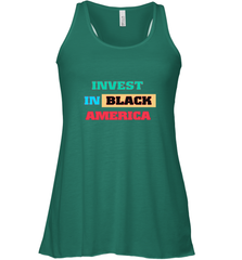 Invest In Black America Women's Racerback Tank Women's Racerback Tank - belovedtshirt
