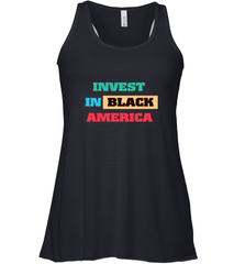 Invest In Black America Women's Racerback Tank Women's Racerback Tank - belovedtshirt
