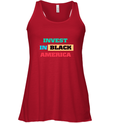 Invest In Black America Women's Racerback Tank Women's Racerback Tank - belovedtshirt