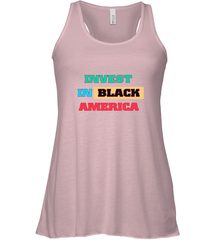 Invest In Black America Women's Racerback Tank Women's Racerback Tank - belovedtshirt