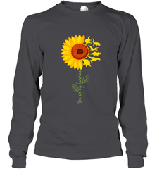 You're My Sunshine Sunflower Dinosaur T Rex Long Sleeve T-Shirt Long Sleeve T-Shirt - belovedtshirt