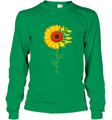 You're My Sunshine Sunflower Dinosaur T Rex Long Sleeve T-Shirt Long Sleeve T-Shirt - belovedtshirt