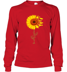 You're My Sunshine Sunflower Dinosaur T Rex Long Sleeve T-Shirt Long Sleeve T-Shirt - belovedtshirt