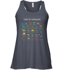 Types Of Dinosaurs Women's Racerback Tank Women's Racerback Tank - belovedtshirt