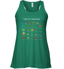 Types Of Dinosaurs Women's Racerback Tank Women's Racerback Tank - belovedtshirt