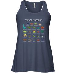 Types Of Dinosaurs Women's Racerback Tank Women's Racerback Tank - belovedtshirt