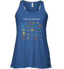 Types Of Dinosaurs Women's Racerback Tank Women's Racerback Tank - belovedtshirt