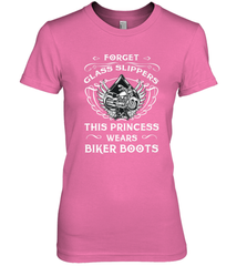 Forget glass slippers this princess wears biker boots Women's Premium T-Shirt Women's Premium T-Shirt - belovedtshirt
