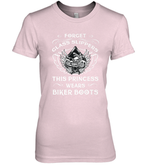 Forget glass slippers this princess wears biker boots Women's Premium T-Shirt Women's Premium T-Shirt - belovedtshirt