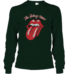 Mens The Rolling Stones Script Tongue Logo Long Sleeve T-Shirt Long Sleeve T-Shirt - belovedtshirt