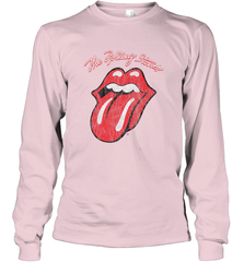 Mens The Rolling Stones Script Tongue Logo Long Sleeve T-Shirt Long Sleeve T-Shirt - belovedtshirt