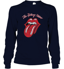 Mens The Rolling Stones Script Tongue Logo Long Sleeve T-Shirt Long Sleeve T-Shirt - belovedtshirt
