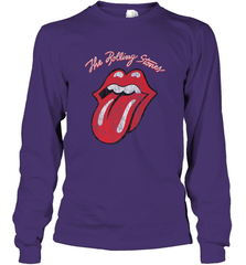 Mens The Rolling Stones Script Tongue Logo Long Sleeve T-Shirt Long Sleeve T-Shirt - belovedtshirt