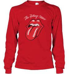 Mens The Rolling Stones Script Tongue Logo Long Sleeve T-Shirt Long Sleeve T-Shirt - belovedtshirt