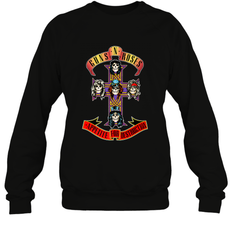 Guns N' Roses Classic Cross Logo Crewneck Sweatshirt