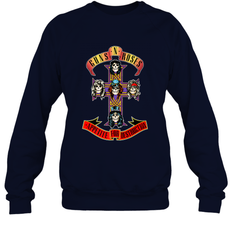 Guns N' Roses Classic Cross Logo Crewneck Sweatshirt