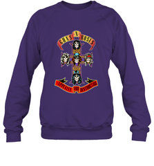 Guns N' Roses Classic Cross Logo Crewneck Sweatshirt Crewneck Sweatshirt - belovedtshirt
