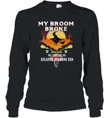Broom Broke So I Became An Atlanta Falcons Fan  NFL Halloween Costume Long Sleeve T-Shirt Long Sleeve T-Shirt - belovedtshirt