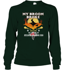 Broom Broke So I Became An Atlanta Falcons Fan  NFL Halloween Costume Long Sleeve T-Shirt Long Sleeve T-Shirt - belovedtshirt
