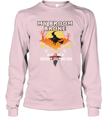 Broom Broke So I Became An Atlanta Falcons Fan  NFL Halloween Costume Long Sleeve T-Shirt Long Sleeve T-Shirt - belovedtshirt