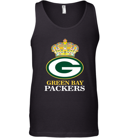 NFL Green Bay Packers Logo Champion Crown Men's Tank Top Men's Tank Top / Black / XS Men's Tank Top - belovedtshirt