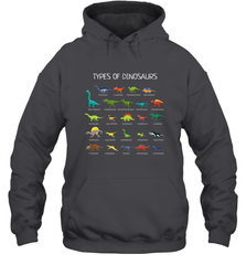 Types Of Dinosaurs Hooded Sweatshirt Hooded Sweatshirt - belovedtshirt