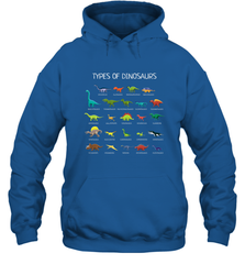 Types Of Dinosaurs Hooded Sweatshirt Hooded Sweatshirt - belovedtshirt
