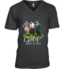The Three Stooges Golf With Your Friends Men's V-Neck Men's V-Neck - belovedtshirt