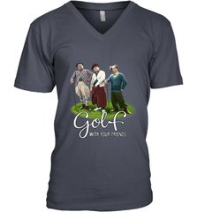 The Three Stooges Golf With Your Friends Men's V-Neck Men's V-Neck - belovedtshirt