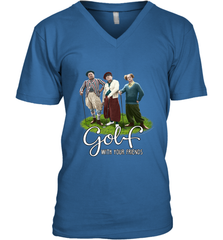 The Three Stooges Golf With Your Friends Men's V-Neck Men's V-Neck - belovedtshirt