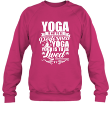 Yoga is More Than Yoga It's a Lifestyle Crewneck Sweatshirt Crewneck Sweatshirt - belovedtshirt