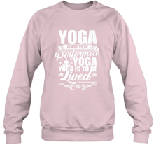 Yoga is More Than Yoga It's a Lifestyle Crewneck Sweatshirt Crewneck Sweatshirt - belovedtshirt