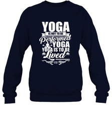 Yoga is More Than Yoga It's a Lifestyle Crewneck Sweatshirt Crewneck Sweatshirt - belovedtshirt