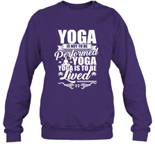 Yoga is More Than Yoga It's a Lifestyle Crewneck Sweatshirt Crewneck Sweatshirt - belovedtshirt